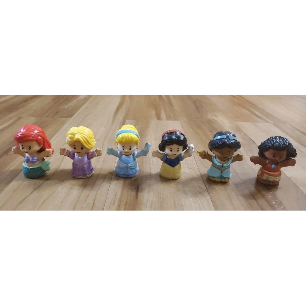 Fisher Price Little People Disney Princess Figures Lot Ariel Cinderella Jasmine